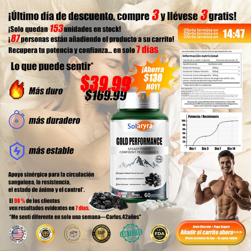 𝑺𝐨𝐥𝐚𝐫𝐲𝐫𝐚® 𝐂𝐚́𝐩𝐬𝐮𝐥𝐚𝐬 𝐝𝐞 𝐑𝐞𝐧𝐝𝐢𝐦𝐢𝐞𝐧𝐭𝐨 𝐆𝐨𝐥𝐝 — 𝐑𝐞𝐜𝐮𝐩𝐞𝐫𝐚 𝐭𝐮 𝐥𝐢𝐝𝐞𝐫𝐚𝐳𝐠𝐨: 𝐫𝐞𝐜𝐮𝐩𝐞𝐫𝐚 𝐭𝐮 𝐞𝐬𝐭𝐚𝐝𝐨 𝐲 𝐜𝐨𝐧𝐟𝐢𝐚𝐧𝐳𝐚 𝐞𝐧 𝟑𝟎 𝐝𝐢́𝐚𝐬--𝐏𝐨𝐭𝐞𝐧𝐜𝐢𝐚𝐝𝐨𝐫 𝐍𝐚𝐭𝐮𝐫𝐚𝐥 𝐝𝐞 𝐓𝐚𝐦𝐚𝐧̃𝐨 𝐲 𝐑𝐞𝐬𝐢𝐬𝐭𝐞𝐧𝐜𝐢𝐚 𝐩𝐚𝐫𝐚 𝐇𝐨𝐦𝐛𝐫𝐞𝐬-A926