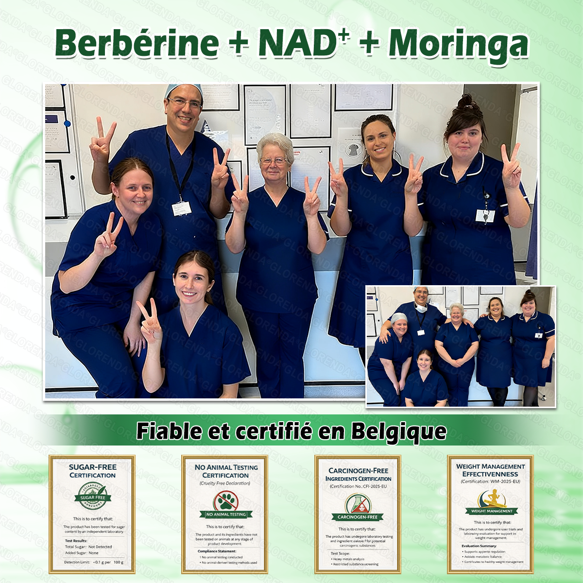 Boutique officielle 📷 Solaryra® Moringa · Berbérine + NAD+ – Patch Microneedle Nano Avancé 10-en-1 (1×/jour, résultats visibles en 7 jours) | Obésité, relâchement cutané, apnée du sommeil, articulations, etc.XA
