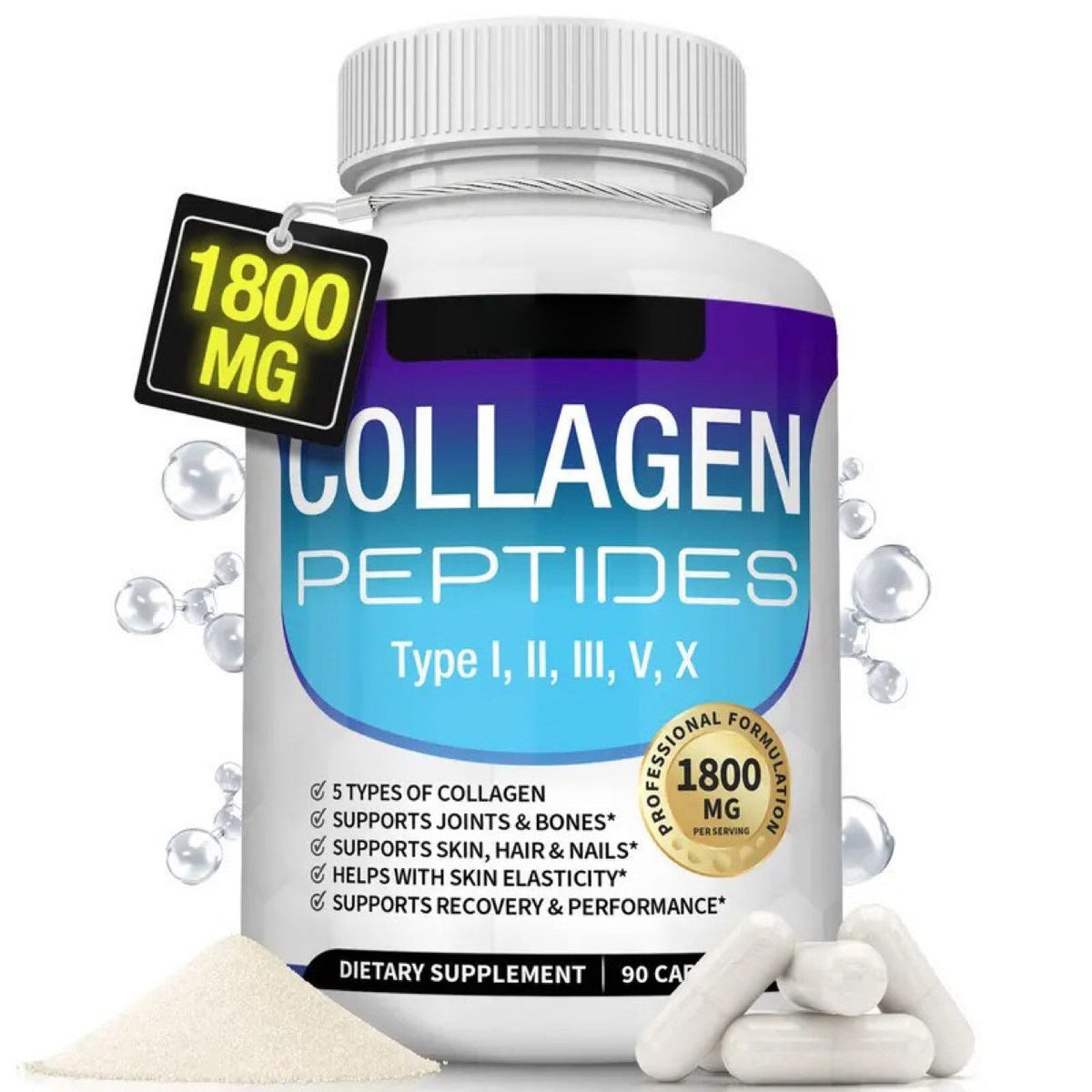 💜 Add a second bottle for only $10💜 Collagen Softgel Capsules-W18