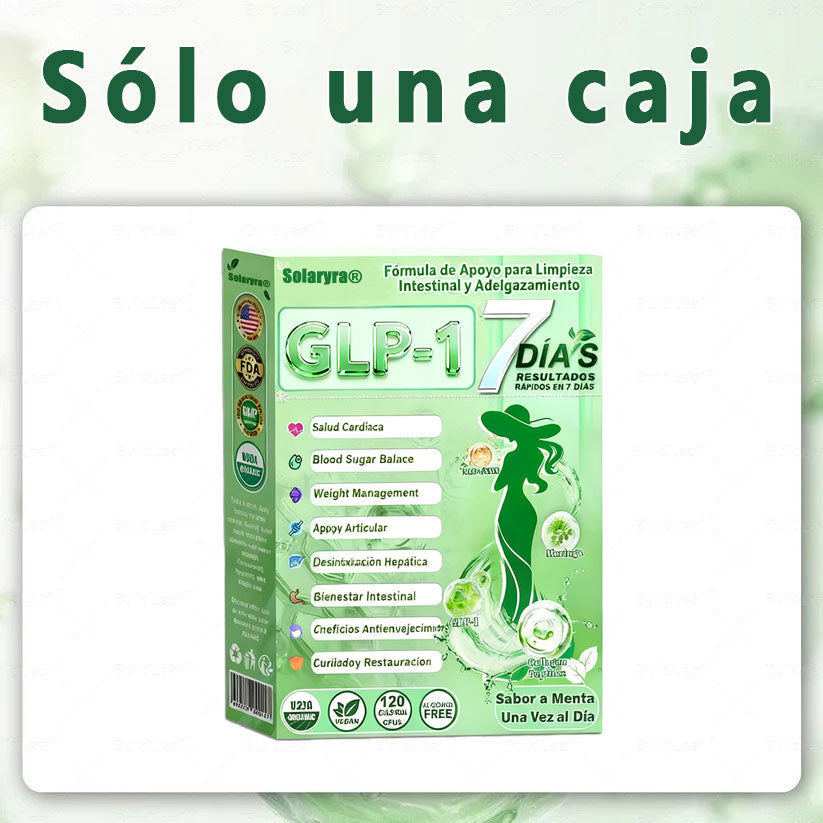 Solaryra® 𝑮𝑳𝑷-1 𝑮𝒖𝒕 𝑪𝒍𝒆𝒂𝒏𝒔𝒆 𝒂𝒏𝒅 𝑺𝒍𝒊𝒎 𝑺𝒖𝒑𝒑𝒐𝒓𝒕 𝑭𝒐𝒓𝒎𝒖𝒍𝒂 (𝐎𝐧𝐜𝐞 𝐚 𝐝𝐚𝐲, 𝐫𝐞𝐬𝐮𝐥𝐭𝐬 𝐢𝐧 𝟕 𝐝𝐚𝐲𝐬) 𝑾𝒊𝒕𝒉 10 𝑩𝒊𝒍𝒍𝒊𝒐𝒏 𝑪𝑭𝑼 𝑨𝒄𝒕𝒊𝒗𝒆 𝑷𝒓𝒐𝒃𝒊𝒐𝒕𝒊𝒄𝒔, 𝑺𝒖𝒑𝒑𝒐𝒓𝒕𝒔 𝒘𝒆𝒊𝒈𝒉𝒕 𝒎𝒂𝒏𝒂𝒈𝒆𝒎𝒆𝒏𝒕, 𝒉𝒆𝒂𝒓𝒕 𝒉𝒆𝒂𝒍𝒕𝒉, 𝒅𝒊𝒂𝒃𝒆𝒕𝒆𝒔, 𝒈𝒖𝒕 & 𝒘𝒐𝒎𝒆𝒏'𝒔 𝒉𝒆𝒂𝒍𝒕𝒉, 𝒇𝒊𝒓𝒎𝒊𝒏𝒈 𝒔𝒌𝒊𝒏,𝒘𝒉𝒊𝒍𝒆 𝒔𝒆𝒂𝒔𝒐𝒏𝒂𝒍 𝒊𝒎𝒎𝒖𝒏𝒆 𝒔𝒖𝒑𝒑𝒐𝒓𝒕-XA