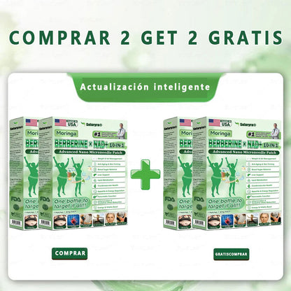 🇺🇸 𝐎𝐟𝐟𝐢𝐜𝐢𝐚𝐥 𝐔𝐒 𝐒𝐭𝐨𝐫𝐞 | 🧑‍⚕️ 🩺 𝑺𝐨𝐥𝐚𝐫𝐲𝐫𝐚® Moringa · Berberina × NAD+ 𝟏0 en 1 Advancedcd Nano Micron Patch - Todos los días, resultados visibles en 2 días-XA