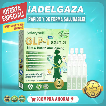 La solución oral para el peso y la salud Solaryra® GLP-1 + SGLT-2i favorece la pérdida de peso, mantiene la salud cardiovascular, mejora la diabetes, aborda la apnea del sueño, promueve la salud intestinal, reafirma la piel y proporciona energía.-XA