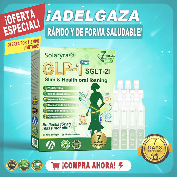 La solución oral para el peso y la salud Solaryra® GLP-1 + SGLT-2i favorece la pérdida de peso, mantiene la salud cardiovascular, mejora la diabetes, aborda la apnea del sueño, promueve la salud intestinal, reafirma la piel y proporciona energía.-XA