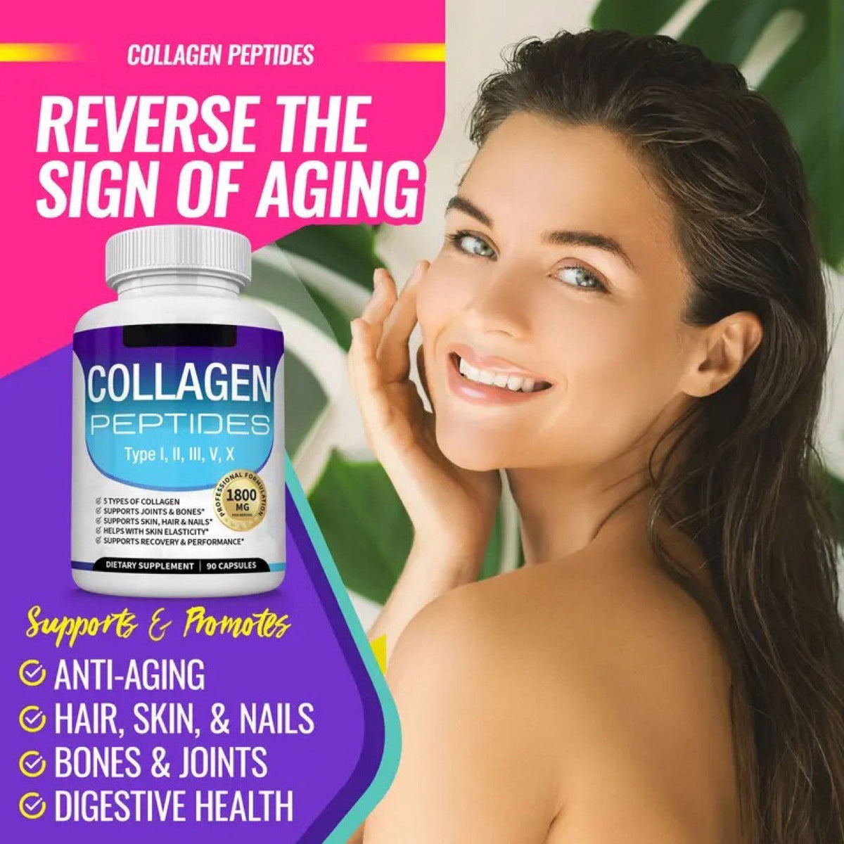 💜 Add a second bottle for only $10💜 Collagen Softgel Capsules-W18
