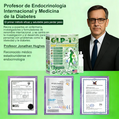 Solaryra® GLP-1 7-Day Intestinal Cleansing and Slimming Oral Liquid contiene 600 mil millones de probióticos vivos para ayudar con el control de peso, la digestión, el aumento de energía y la salud general. Resultados visibles en 7 días-ABB8
