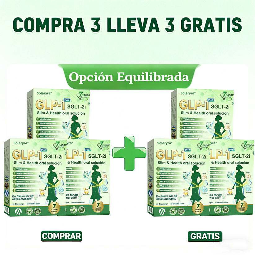 La solución oral para el peso y la salud Solaryra® GLP-1 + SGLT-2i favorece la pérdida de peso, mantiene la salud cardiovascular, mejora la diabetes, aborda la apnea del sueño, promueve la salud intestinal, reafirma la piel y proporciona energía.-XA