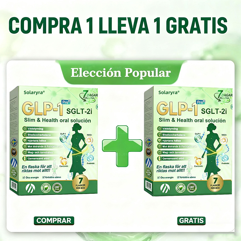 La solución oral para el peso y la salud Solaryra® GLP-1 + SGLT-2i favorece la pérdida de peso, mantiene la salud cardiovascular, mejora la diabetes, aborda la apnea del sueño, promueve la salud intestinal, reafirma la piel y proporciona energía.-XA