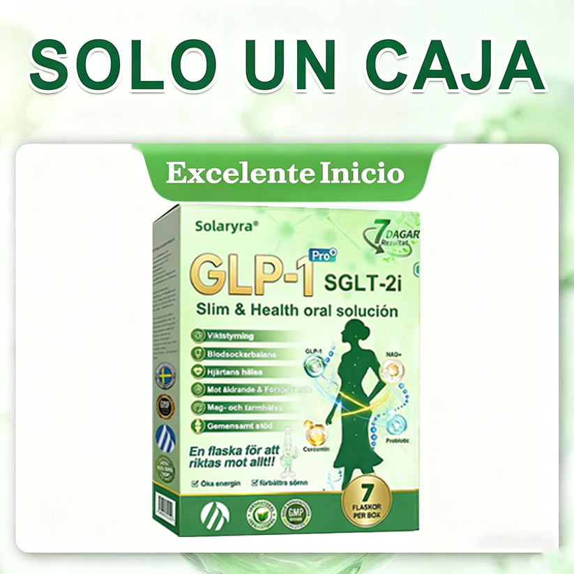 La solución oral para el peso y la salud Solaryra® GLP-1 + SGLT-2i favorece la pérdida de peso, mantiene la salud cardiovascular, mejora la diabetes, aborda la apnea del sueño, promueve la salud intestinal, reafirma la piel y proporciona energía.-XA