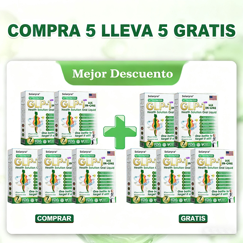 | 🎄Último día – 80% de descuento | 🇺🇲🏥 Solaryra® Líquido de salud seis en uno 💧 Diario ✅ Peso ⚖️, Corazón ❤️, Metabolismo 🔄, Sueño 💤, Digestión 🌿, Articulaciones 🤸 y Vitalidad 🌟 – ¡Resultados notables en 7 días! ✅-XA
