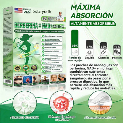 𝐎𝐟𝐟𝐢𝐜𝐢𝐚𝐥 𝐒𝐭𝐨𝐫𝐞® Moringa·Berberine × NAD+ 10-in-1 Nano Microneedle Patch – Daily, Visible Results in 7 Days ✅ For Weight, Skin, Diabetes & Joint Health 🗽-XA