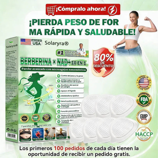 𝐎𝐟𝐟𝐢𝐜𝐢𝐚𝐥 𝐒𝐭𝐨𝐫𝐞® Moringa·Berberine × NAD+ 10-in-1 Nano Microneedle Patch – Daily, Visible Results in 7 Days ✅ For Weight, Skin, Diabetes & Joint Health 🗽-XA