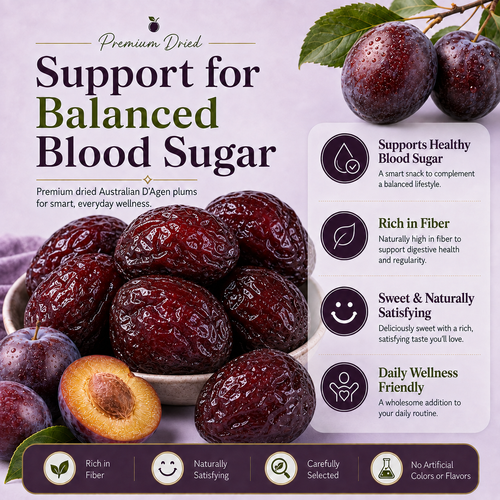 🎈D’Agen Dried Plums – Naturally Sweet Support for Healthy Weight, Balanced Blood Sugar & Circulation-H1