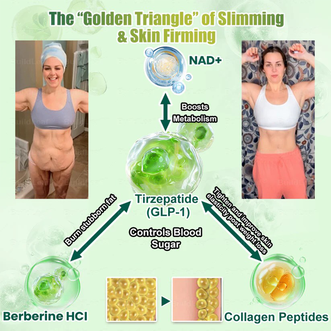 Solaryra® GLP-1 7-Day Intestinal Cleansing and Slimming Oral Liquid contiene 600 mil millones de probióticos vivos para ayudar con el control de peso, la digestión, el aumento de energía y la salud general. Resultados visibles en 7 días-ABB8