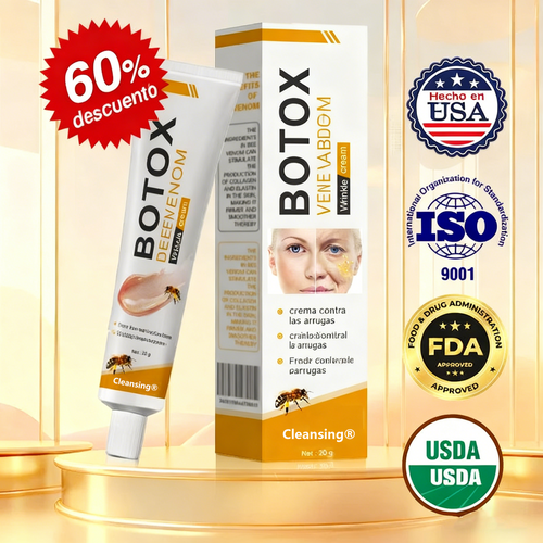 Crema Solaryra® para eliminar arrugas con veneno de abeja y botox (fabricada y enviada desde EE. UU.)