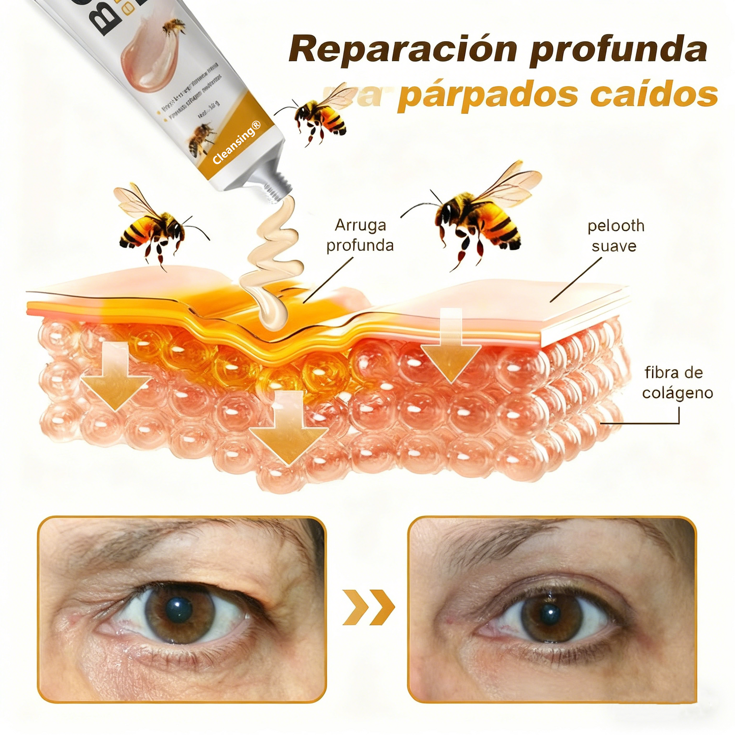 Crema Solaryra® para eliminar arrugas con veneno de abeja y botox (fabricada y enviada desde EE. UU.)