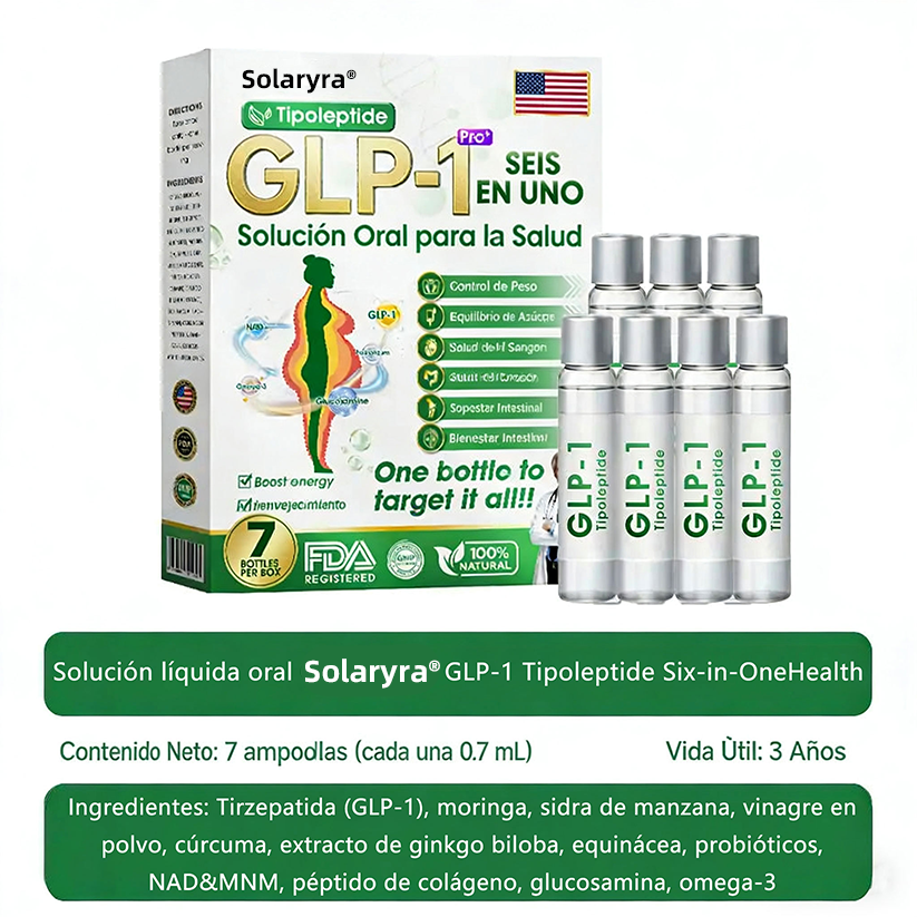 | 🎄Último día – 80% de descuento | 🇺🇲🏥 Solaryra® Líquido de salud seis en uno 💧 Diario ✅ Peso ⚖️, Corazón ❤️, Metabolismo 🔄, Sueño 💤, Digestión 🌿, Articulaciones 🤸 y Vitalidad 🌟 – ¡Resultados notables en 7 días! ✅-XA