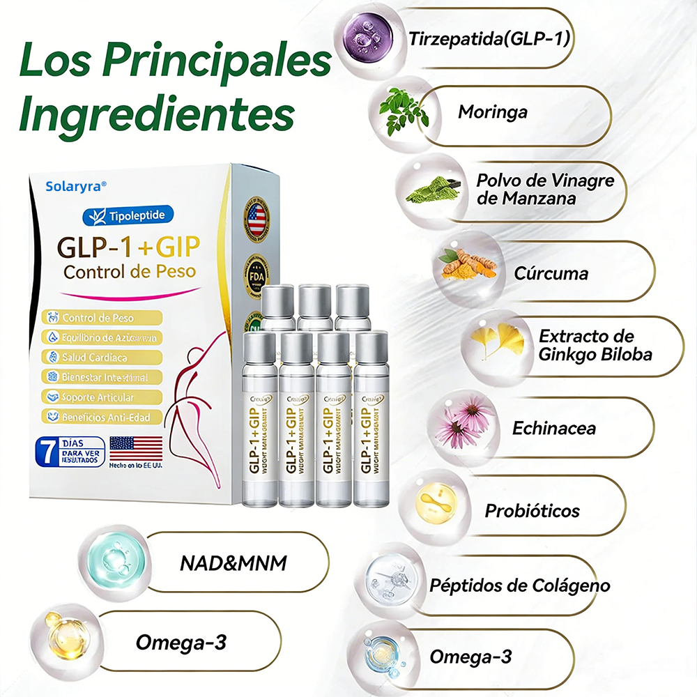 FDA | Tienda oficial de EE. UU. — Solución oral Solaryra® Telportide, solución de doble acción para bajar de peso con GIP y GLP-1, un frasco al día, resultados en 7 días🛍️，Se envían aleatoriamente empaques nuevos y antiguos-ABB8