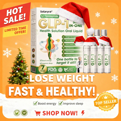 | 🎄Último día – 80% de descuento | 🇺🇲🏥 Solaryra® Líquido de salud seis en uno 💧 Diario ✅ Peso ⚖️, Corazón ❤️, Metabolismo 🔄, Sueño 💤, Digestión 🌿, Articulaciones 🤸 y Vitalidad 🌟 – ¡Resultados notables en 7 días! ✅-XA