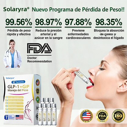 FDA | Tienda oficial de EE. UU. — Solución oral Solaryra® Telportide, solución de doble acción para bajar de peso con GIP y GLP-1, un frasco al día, resultados en 7 días🛍️，Se envían aleatoriamente empaques nuevos y antiguos-ABB8