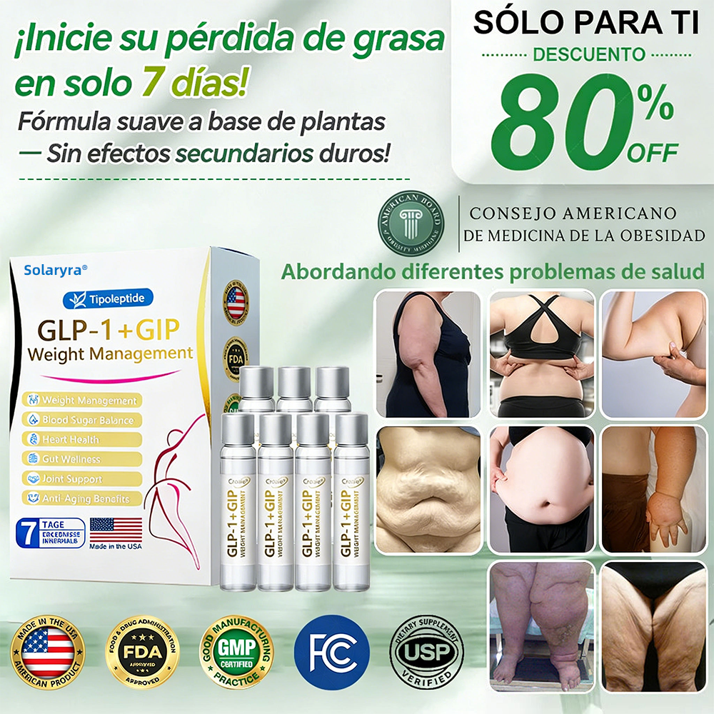 FDA | Tienda oficial de EE. UU. — Solución oral Solaryra® Telportide, solución de doble acción para bajar de peso con GIP y GLP-1, un frasco al día, resultados en 7 días🛍️，Se envían aleatoriamente empaques nuevos y antiguos-ABB8