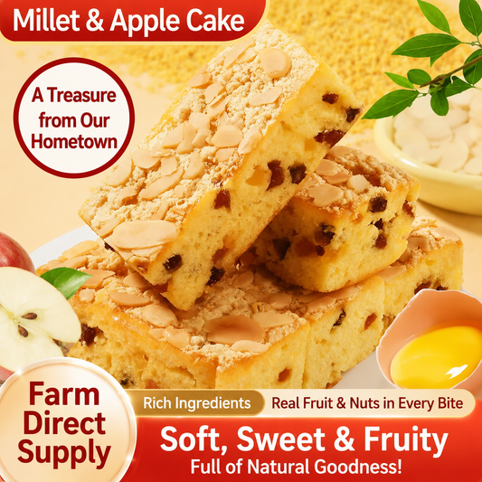 🍎Naturally Sweet. Soft & Wholesome. Irresistible! 🍎 Real Apples, Millet & Yam. Baked to Preserve Flavor & Nutrition