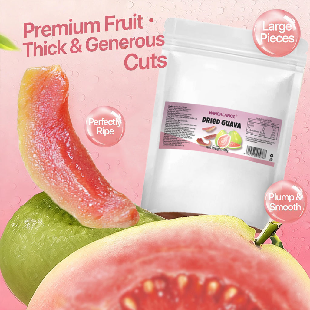🐮Say goodbye to high-calorie guilt!🐮Satisfy your cravings with ourfiber-rich Red Guava slices-H1